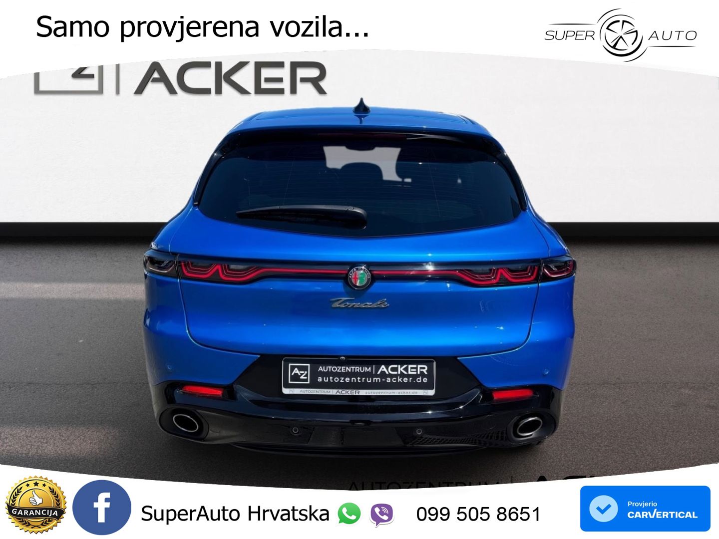 Alfa Romeo Tonale 1.3 T MultiAir (280 KS) Plug-in Hybrid eQ4 Automatic LED+GR SJED+ACC