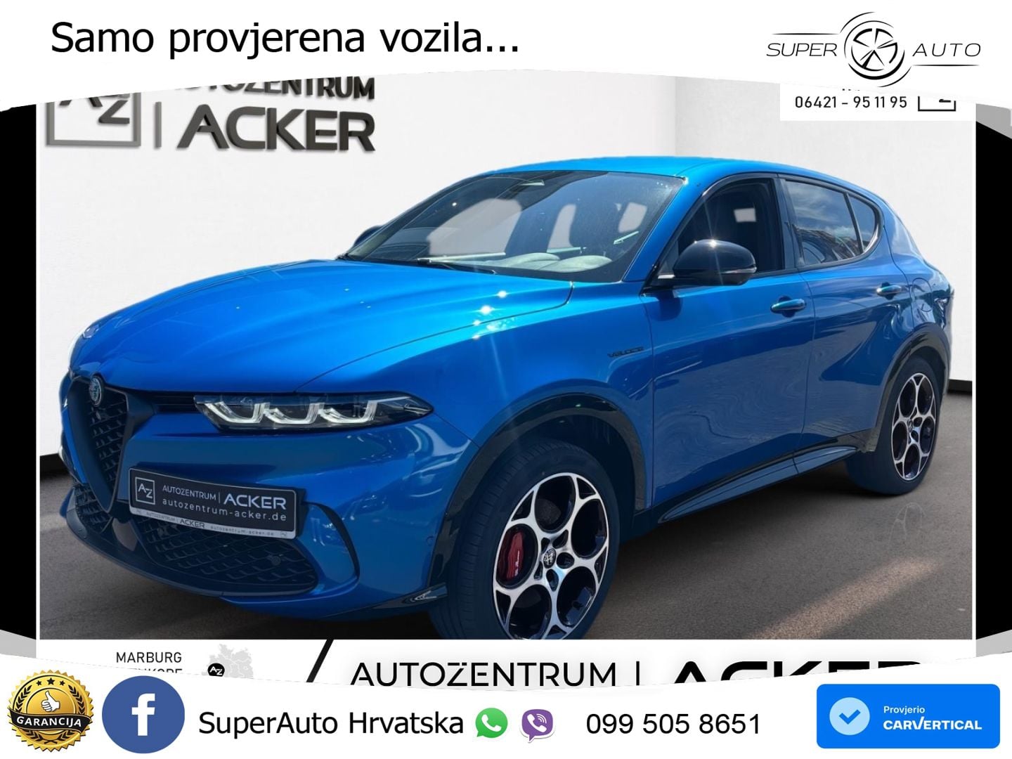 Alfa Romeo Tonale 1.3 T MultiAir (280 KS) Plug-in Hybrid eQ4 Automatic LED+GR SJED+ACC