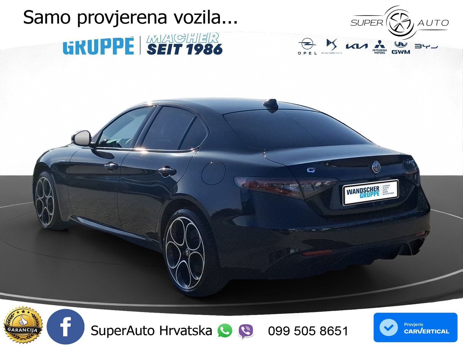 Alfa Romeo Giulia 2.0 Turbo (280 KS) AWD Automatic LED+GR SJED+ACC