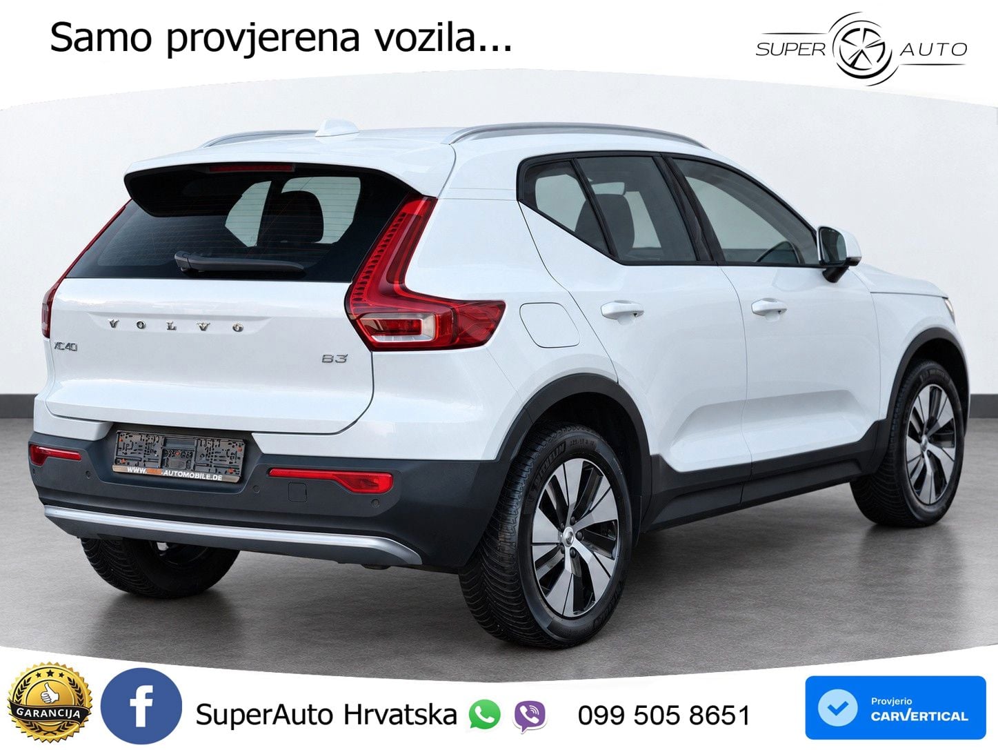 Volvo XC40 2.0 B3 163 KS Automatic LED+GR SJED+ACC