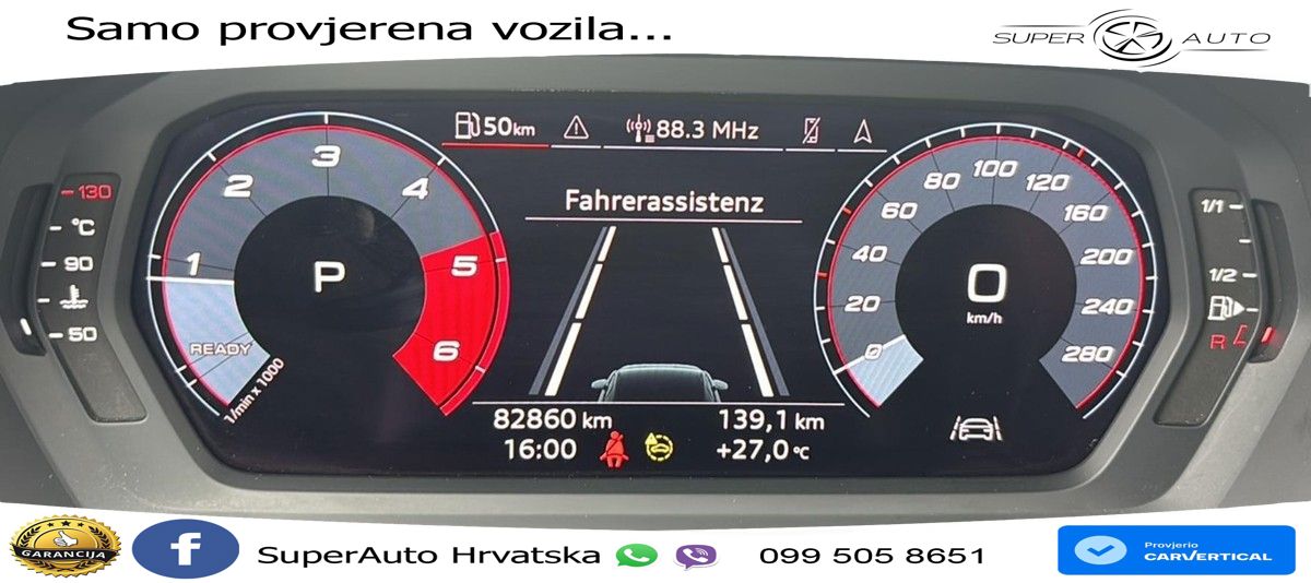 Audi A3 30 TDI (116 KS) S tronic LED+GR SJED+ACC