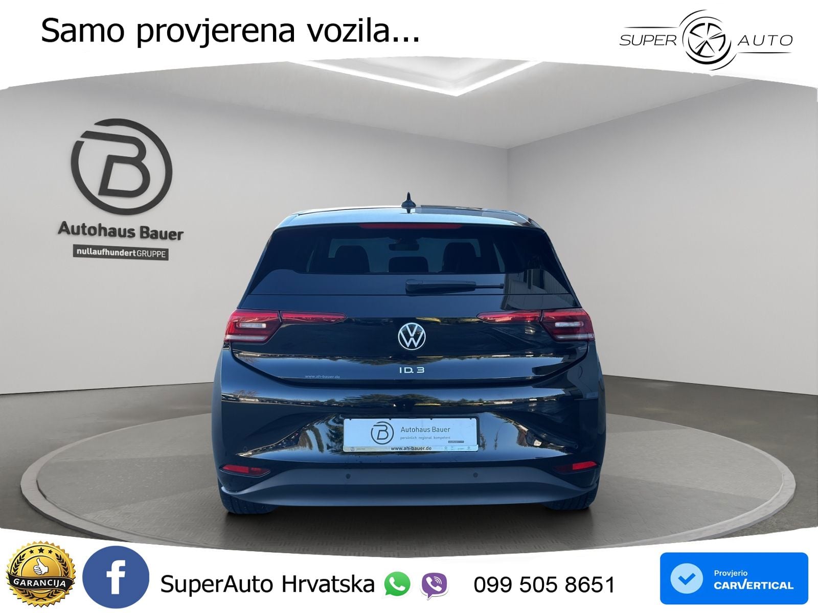 Volkswagen ID.3 Pro 62 kWh (204 KS)