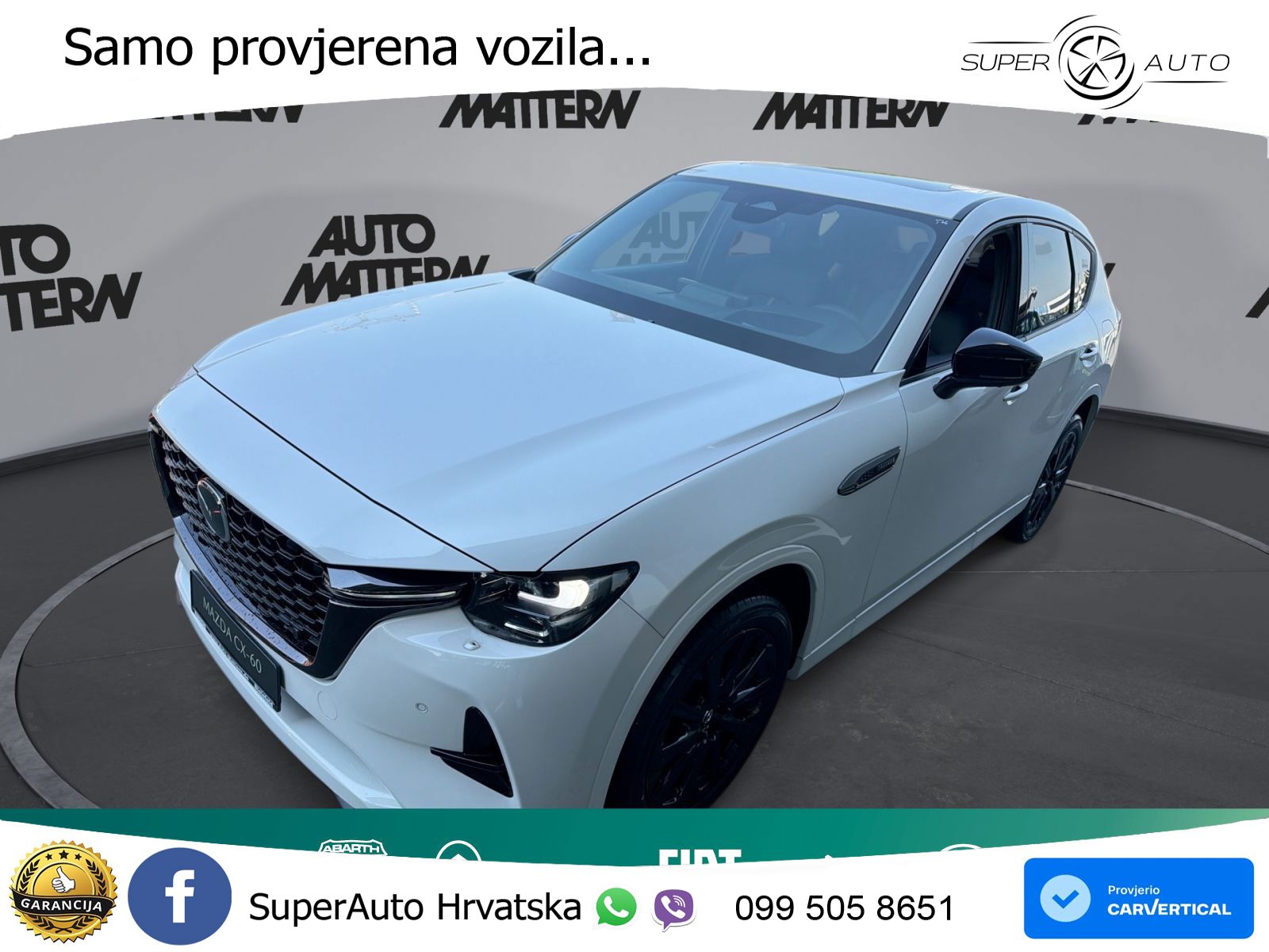 Mazda CX-60 3.3 e-Skyactiv D (254 KS) AWD Automatic LED+GR SJED+ACC