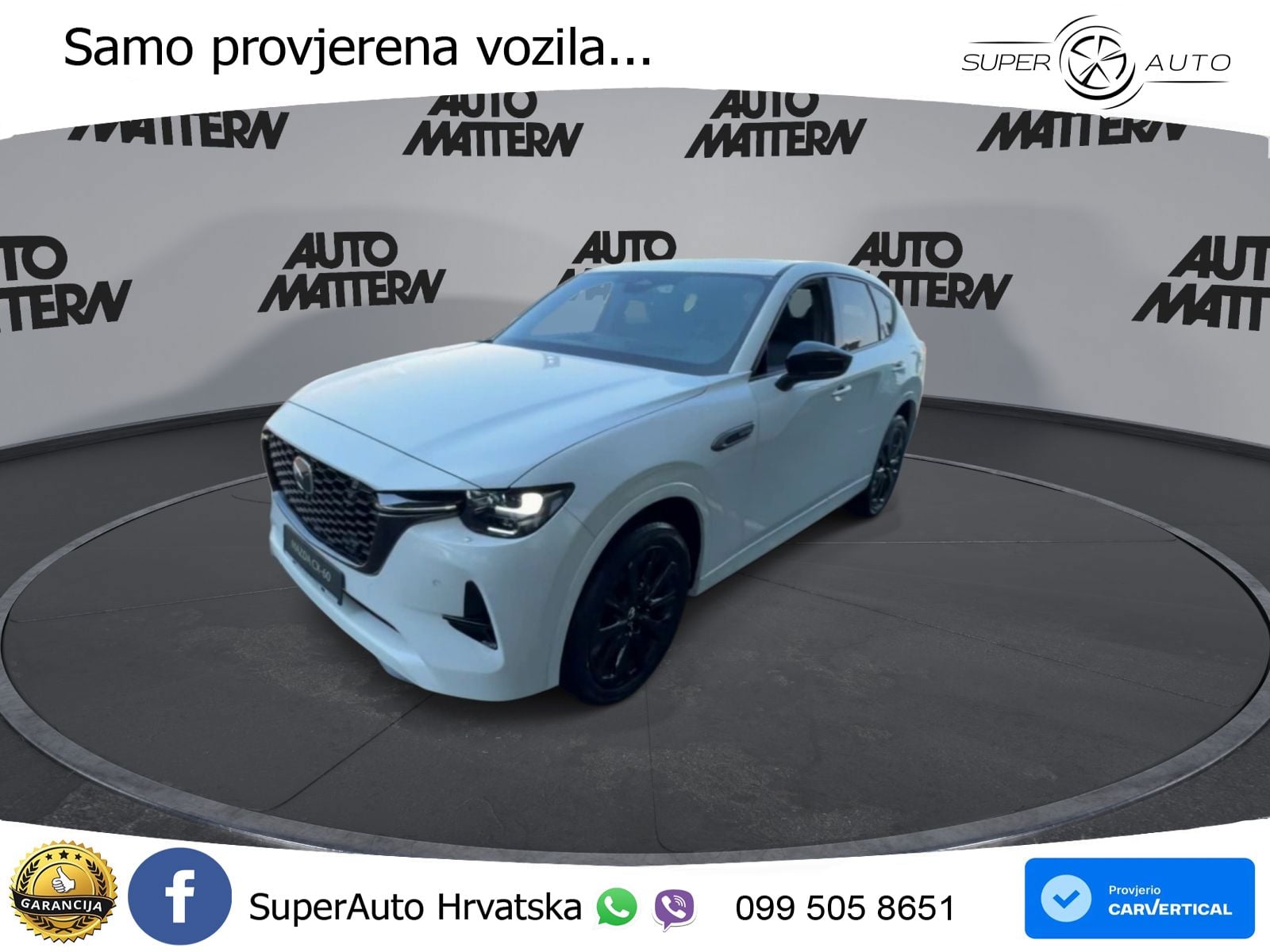 Mazda CX-60 3.3 e-Skyactiv D (254 KS) AWD Automatic LED+GR SJED+ACC