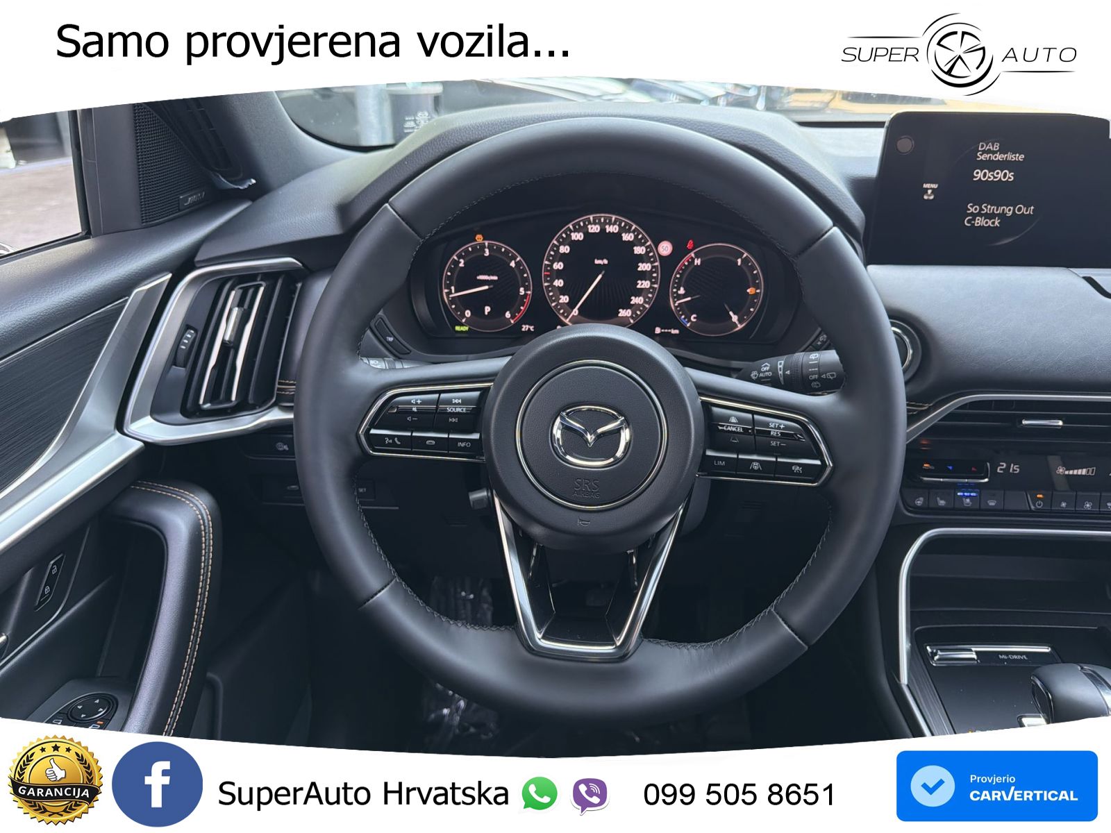 Mazda CX-60 3.3 e-Skyactiv D (254 KS) AWD Automatic LED+GR SJED+ACC