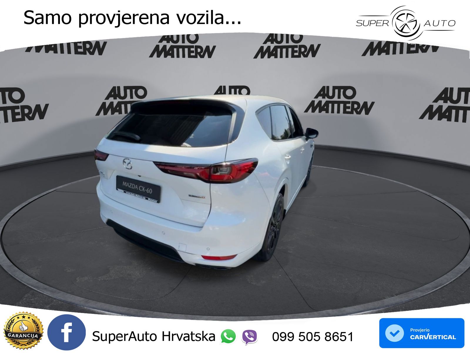 Mazda CX-60 3.3 e-Skyactiv D (254 KS) AWD Automatic LED+GR SJED+ACC