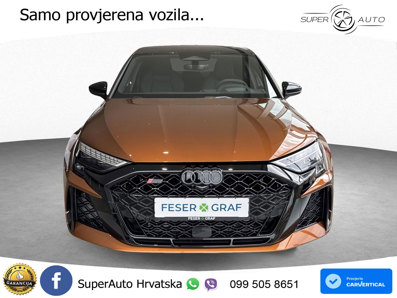 Audi RS3 Sedan 2.5 TFSI (400 KS) quattro S tronic ACC+HEAD+GR SJED+360+PANO