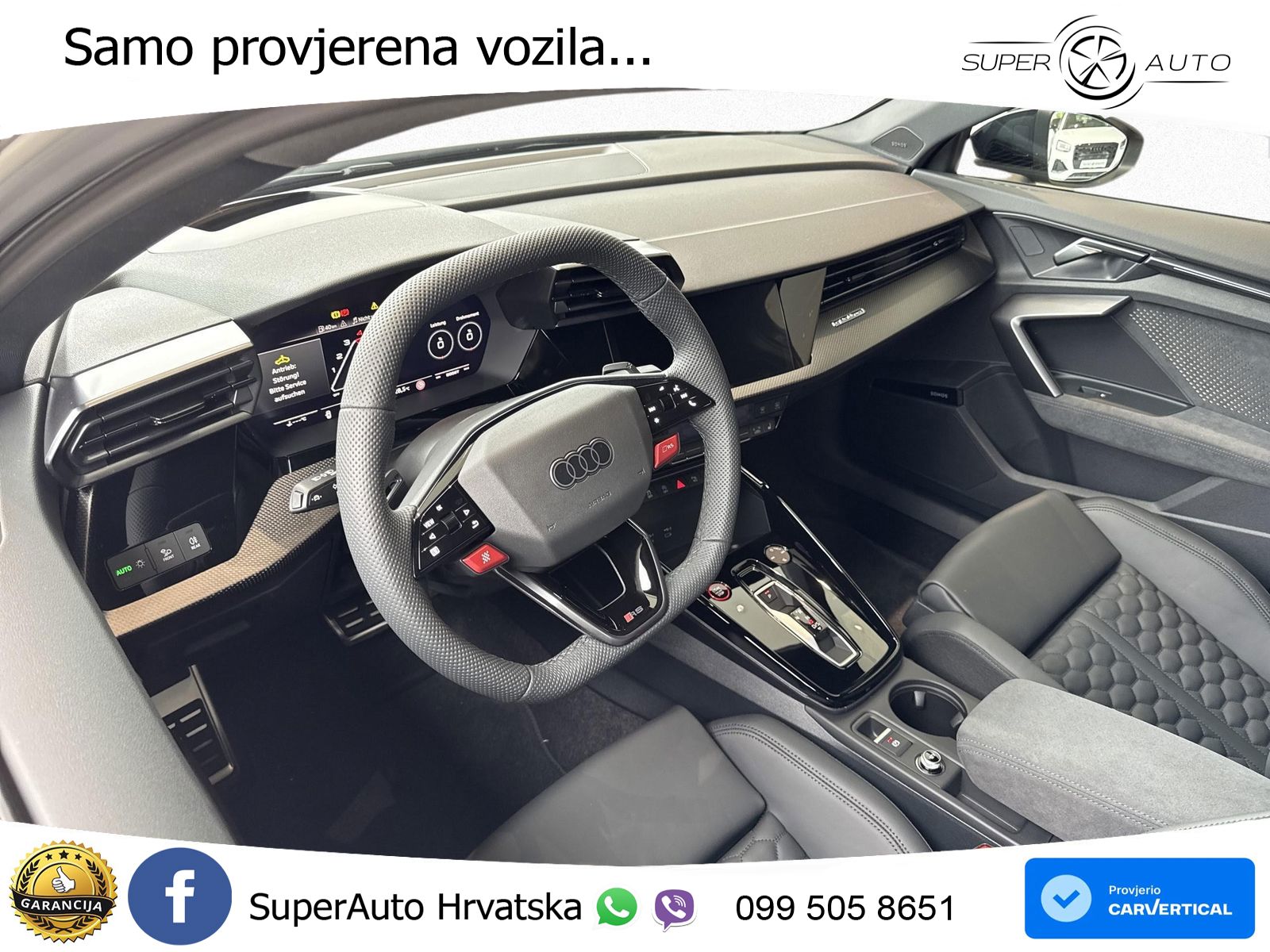 Audi RS3 Sedan 2.5 TFSI (400 KS) quattro S tronic ACC+HEAD+GR SJED+360+PANO