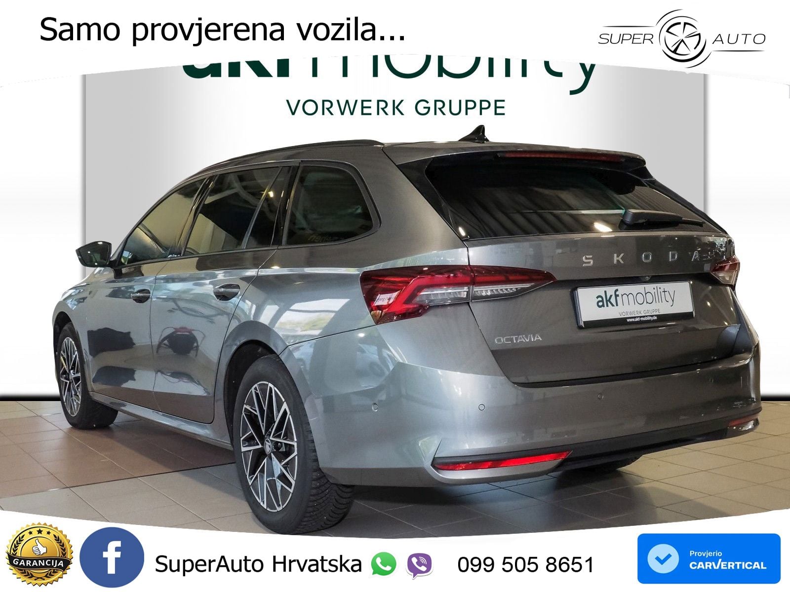 Škoda Octavia Combi 2.0 TDI (150 KS) DSG LED+GR SJED+ACC