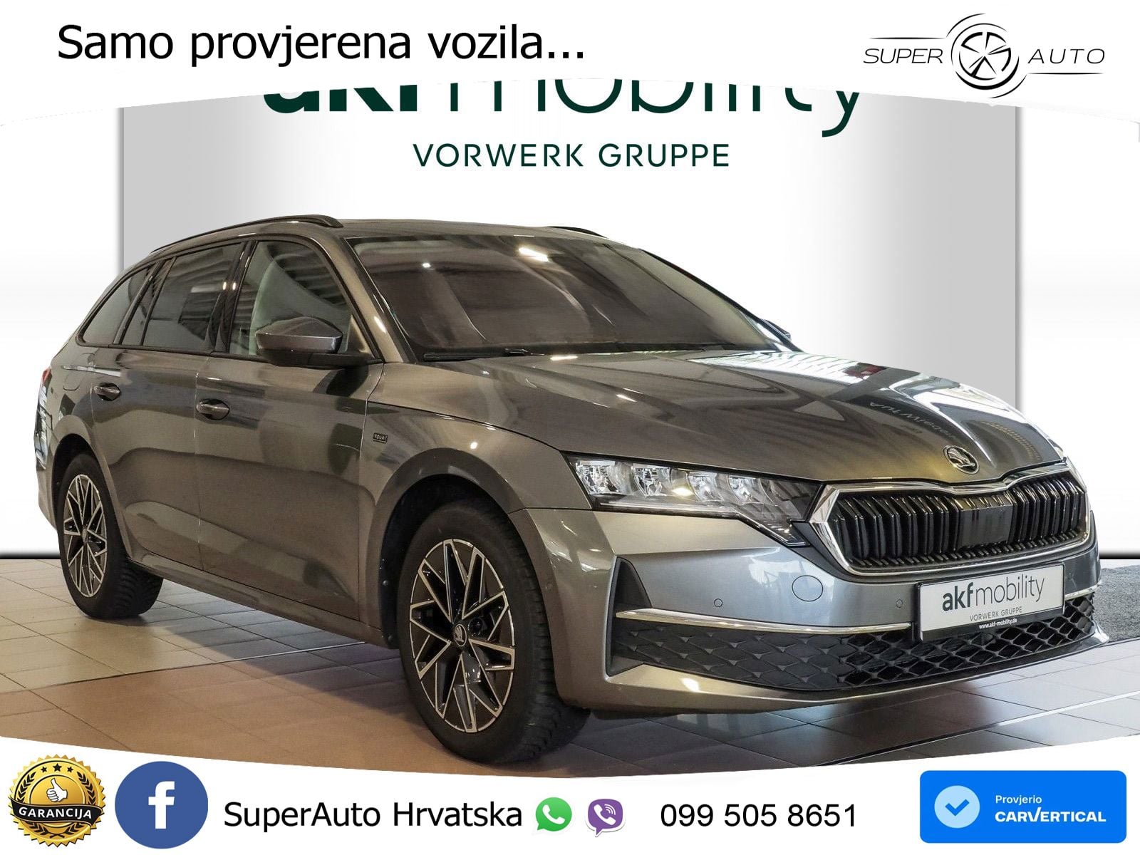 Škoda Octavia Combi 2.0 TDI (150 KS) DSG LED+GR SJED+ACC