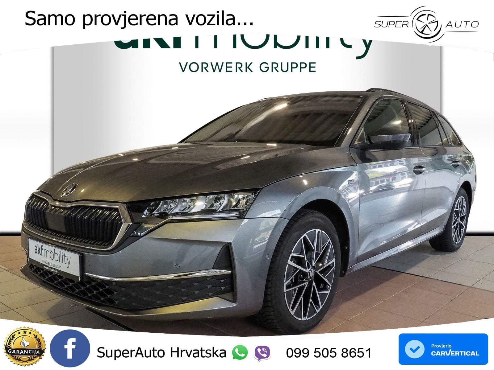 Škoda Octavia Combi 2.0 TDI (150 KS) DSG LED+GR SJED+ACC