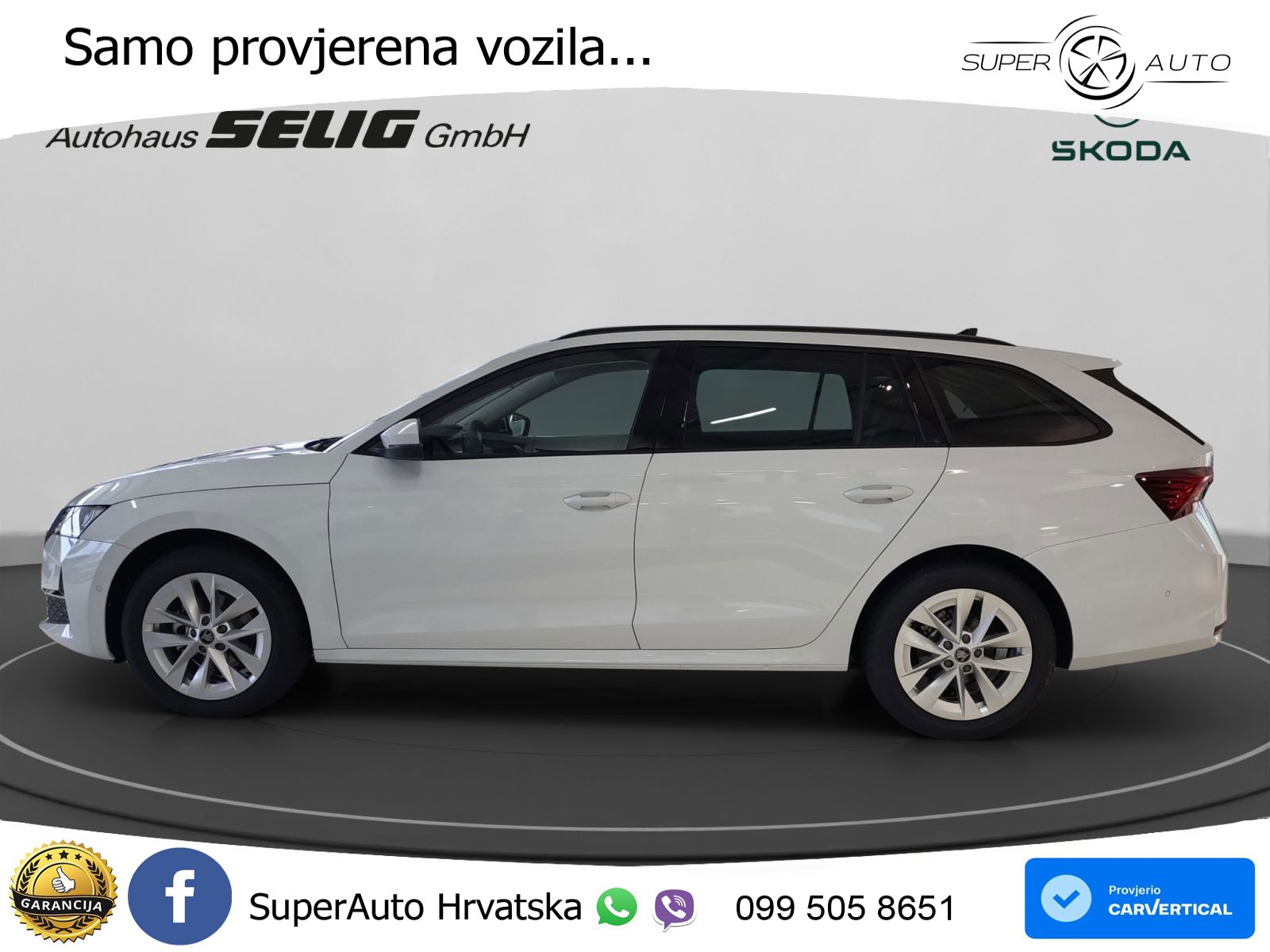 Škoda Octavia Combi 2.0 TDI (150 KS) DSG Selection LED+GR SJED+ACC