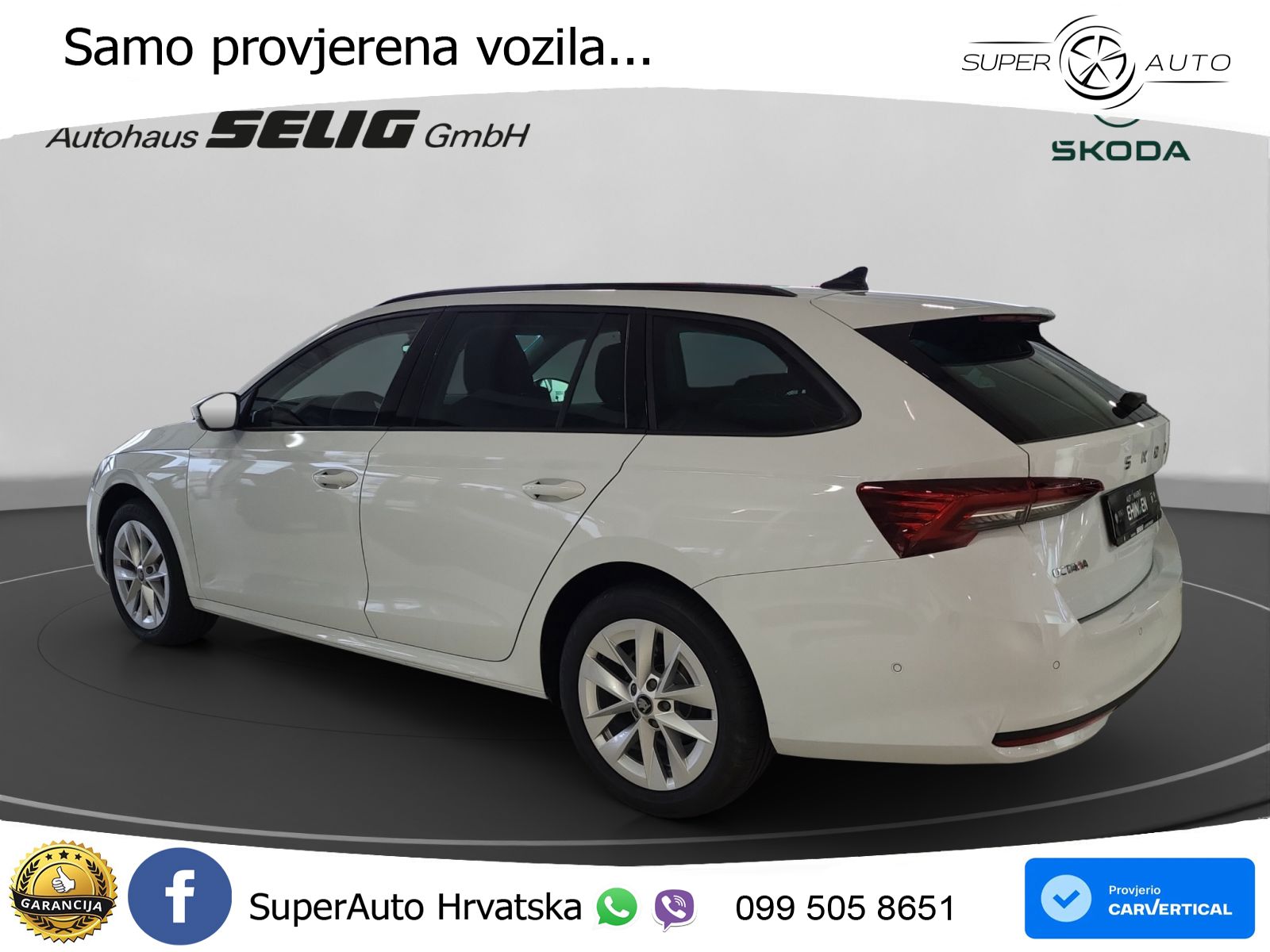 Škoda Octavia Combi 2.0 TDI (150 KS) DSG Selection LED+GR SJED+ACC