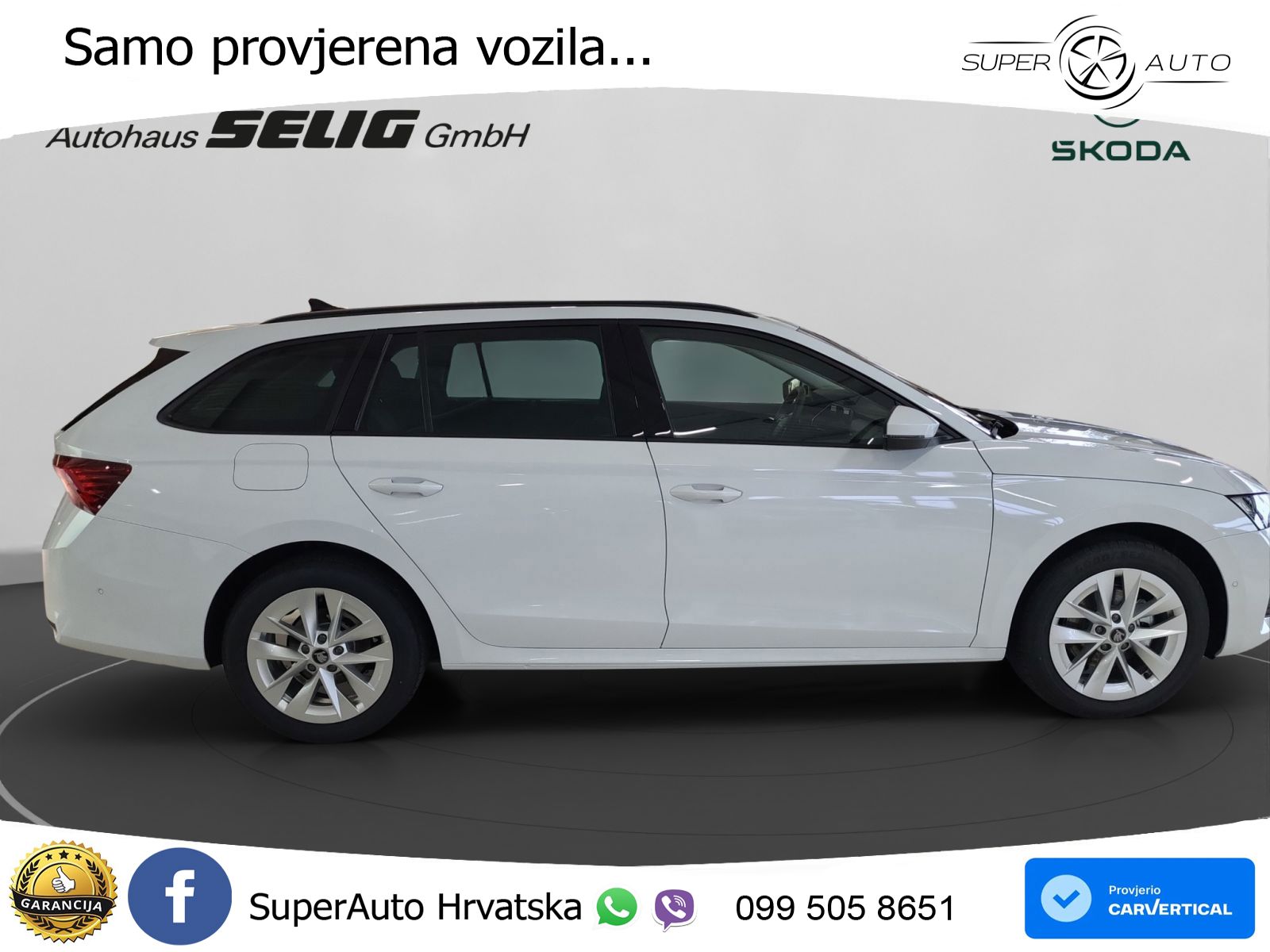 Škoda Octavia Combi 2.0 TDI (150 KS) DSG Selection LED+GR SJED+ACC