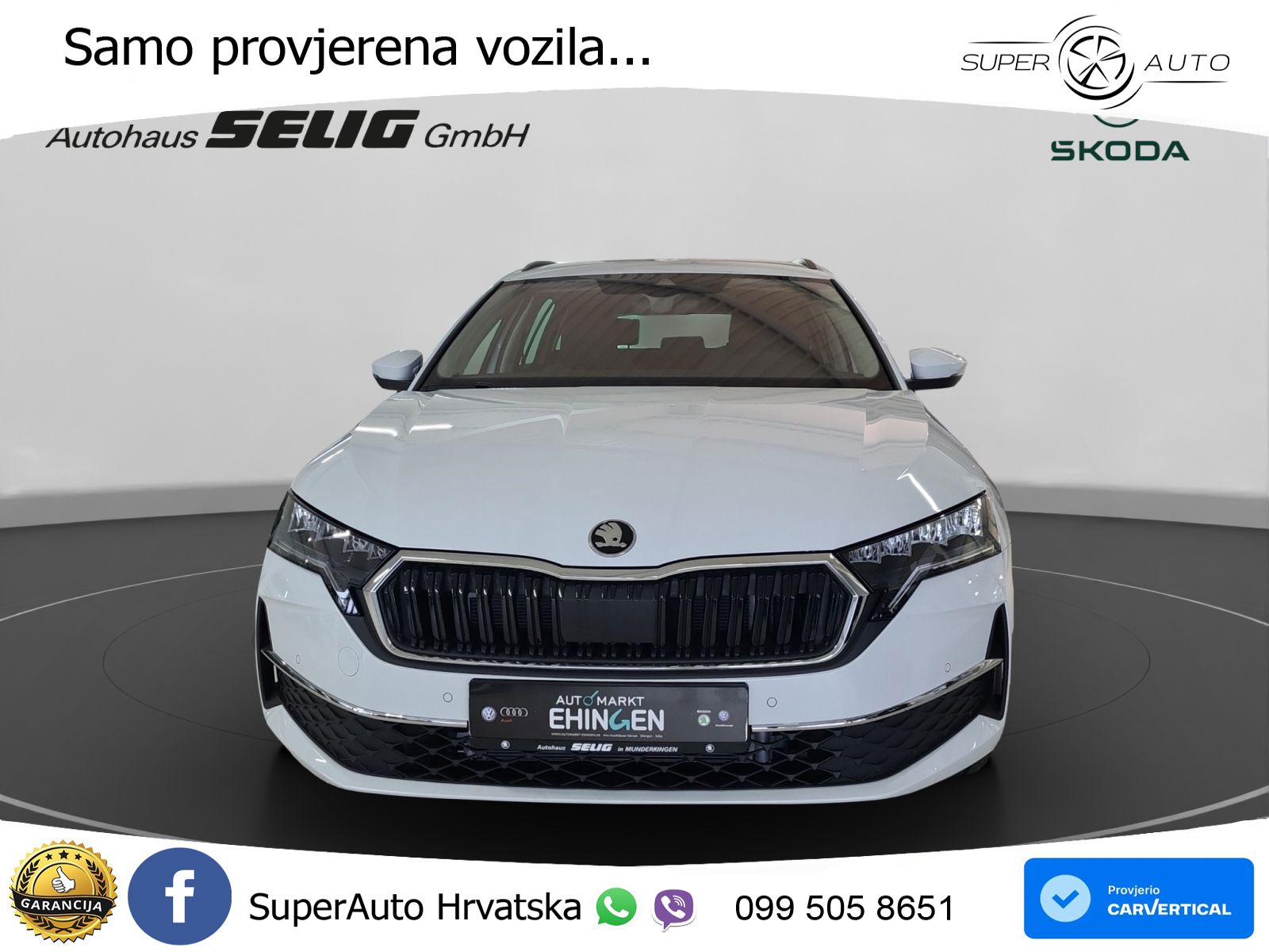 Škoda Octavia Combi 2.0 TDI (150 KS) DSG Selection LED+GR SJED+ACC