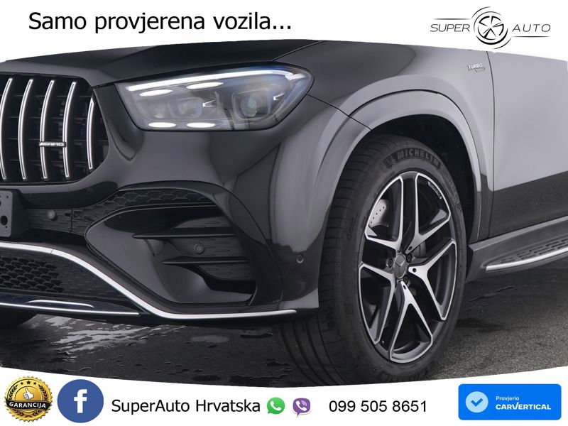 Mercedes AMG GLE 53 (435 KS) EQ Boost 4MATIC+ AMG SPEEDSHIFT TCT 9G ACC+HEAD+GR SJED+360+PANO