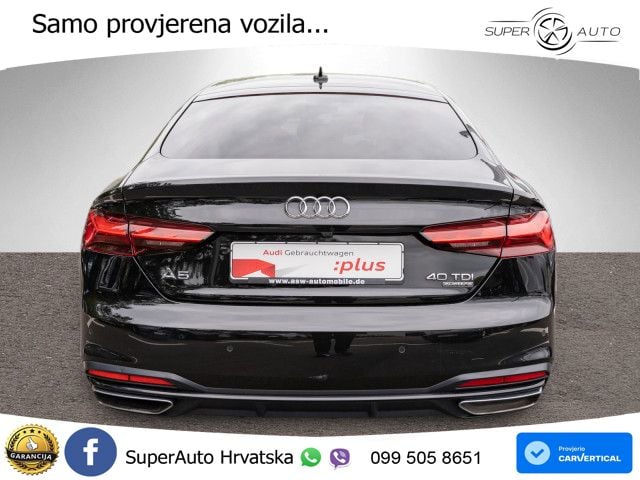 Audi A5 Sportback 40 TDI (204 KS) quattro S tronic advanced