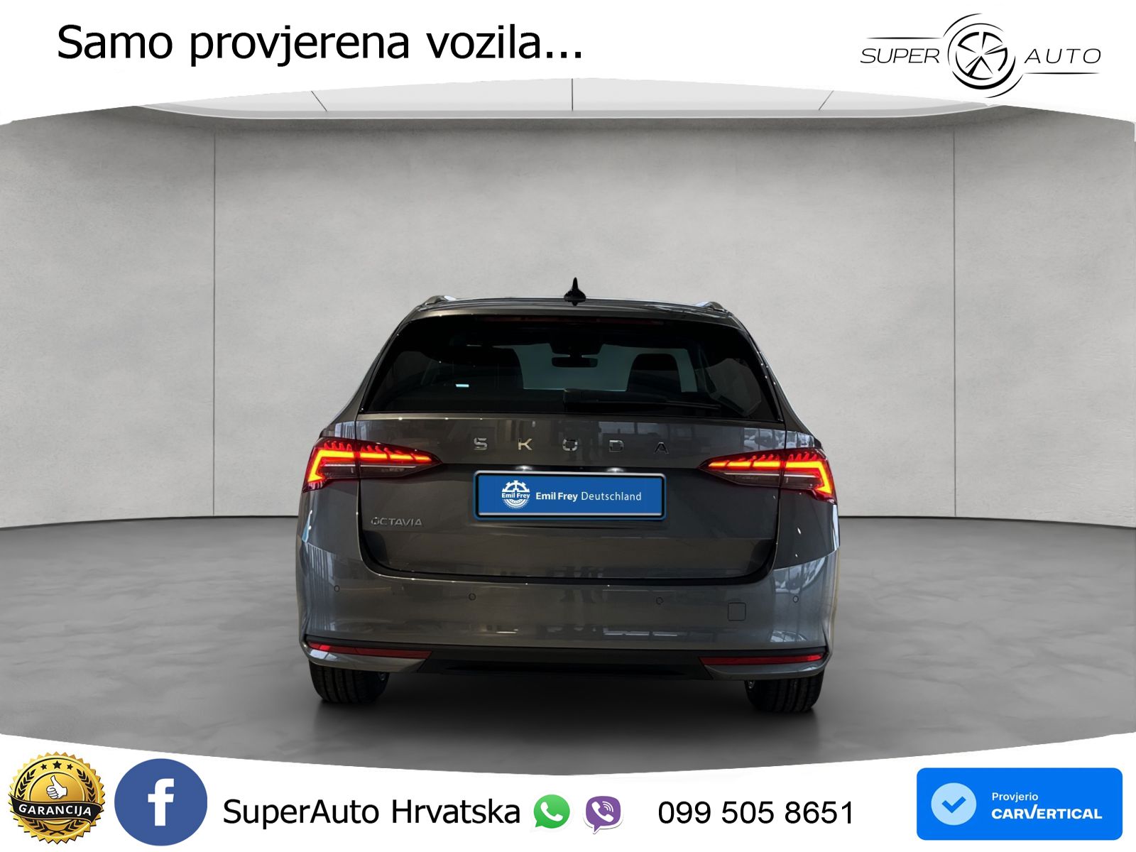 Škoda Octavia Combi 1.5 TSI (150 KS) DSG LED+GR SJED+ACC