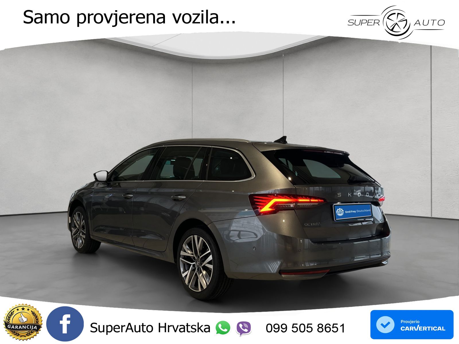Škoda Octavia Combi 1.5 TSI (150 KS) DSG LED+GR SJED+ACC