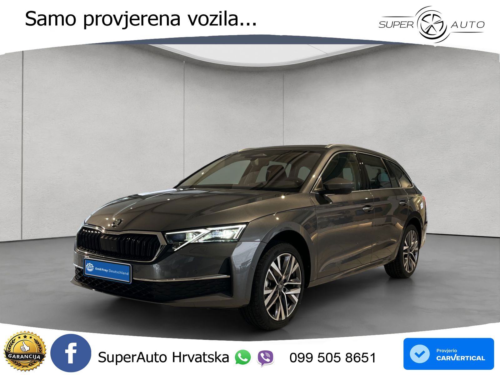 Škoda Octavia Combi 1.5 TSI (150 KS) DSG LED+GR SJED+ACC