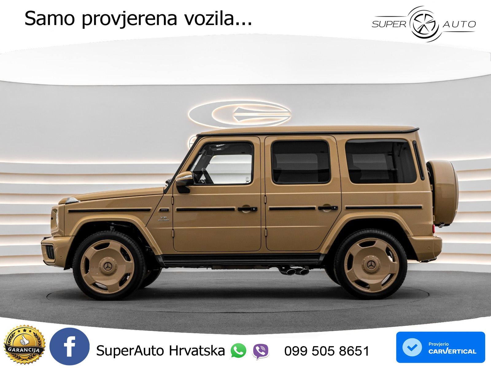 Mercedes AMG G 63 Long V8 (585 KS) 4MATIC 9G-TRONIC AMG SPEEDSHIFT TCT LED+GR SJED+ACC