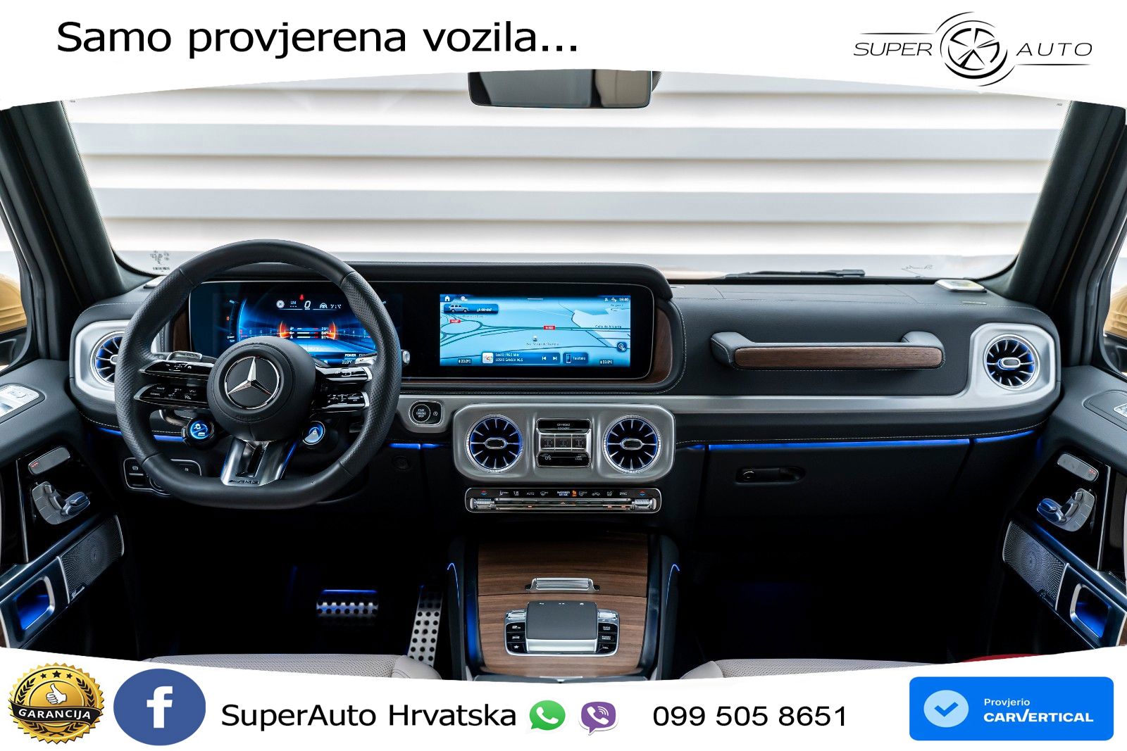 Mercedes AMG G 63 Long V8 (585 KS) 4MATIC 9G-TRONIC AMG SPEEDSHIFT TCT LED+GR SJED+ACC