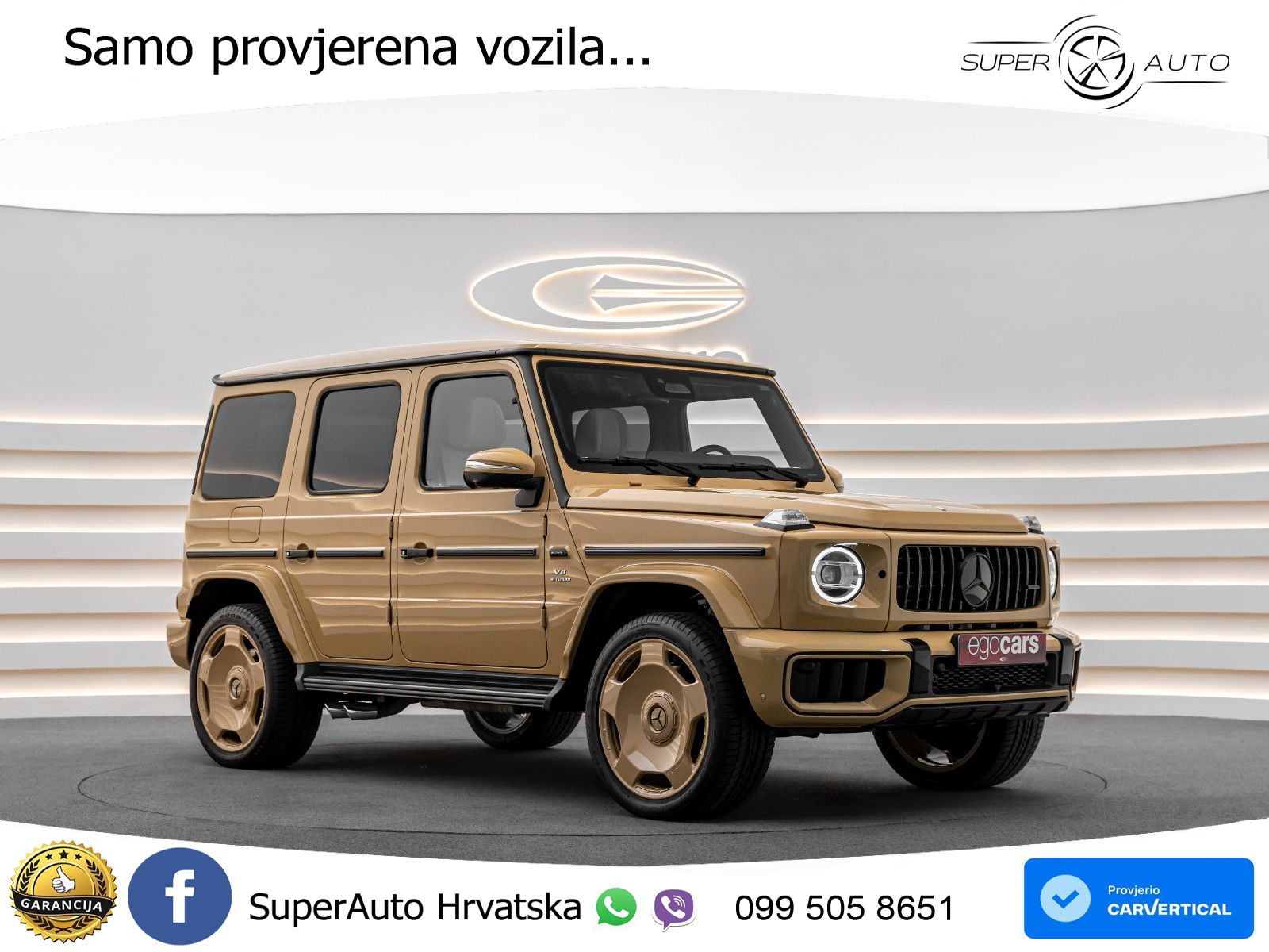 Mercedes AMG G 63 Long V8 (585 KS) 4MATIC 9G-TRONIC AMG SPEEDSHIFT TCT LED+GR SJED+ACC