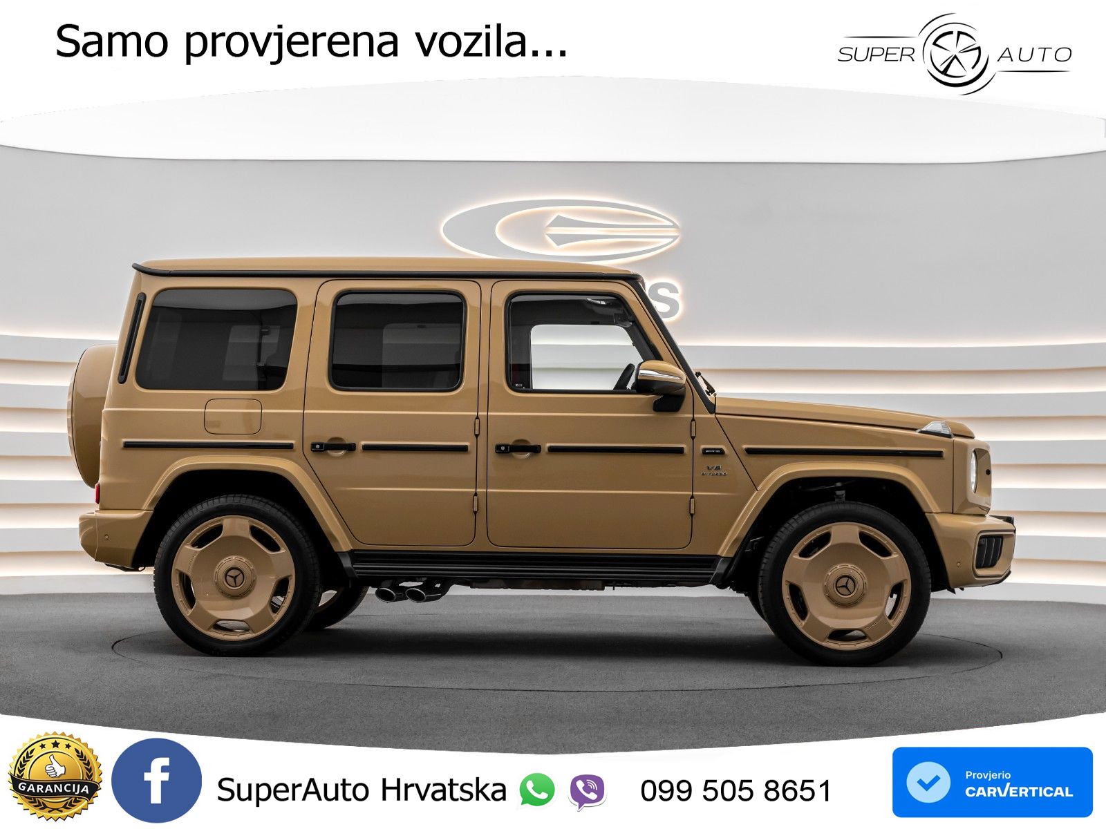 Mercedes AMG G 63 Long V8 (585 KS) 4MATIC 9G-TRONIC AMG SPEEDSHIFT TCT LED+GR SJED+ACC
