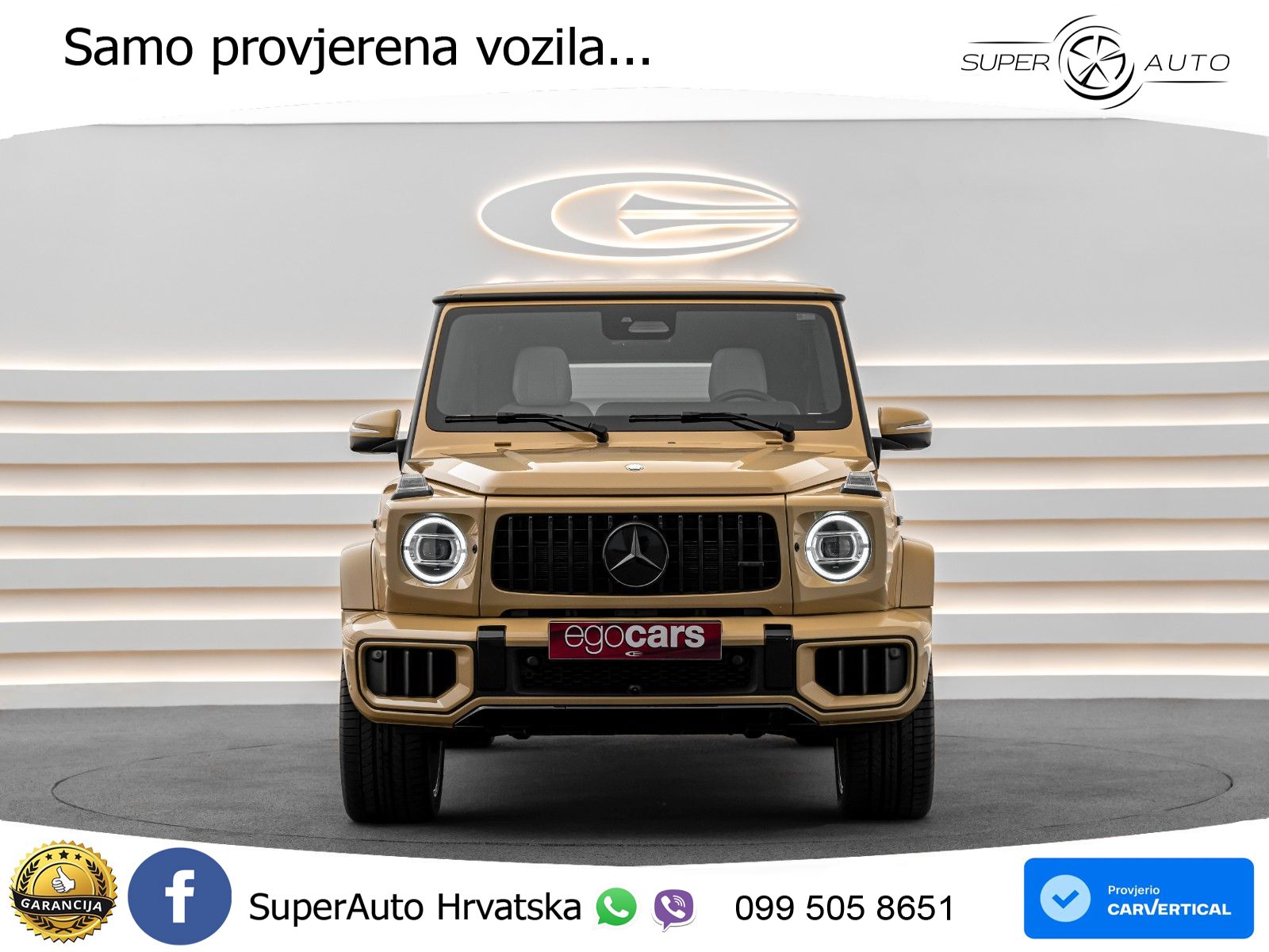 Mercedes AMG G 63 Long V8 (585 KS) 4MATIC 9G-TRONIC AMG SPEEDSHIFT TCT LED+GR SJED+ACC
