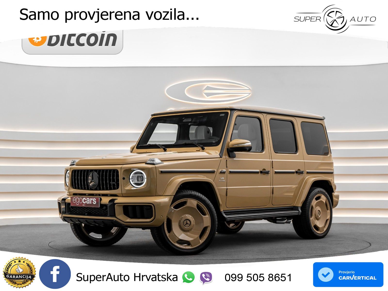 Mercedes AMG G 63 Long V8 (585 KS) 4MATIC 9G-TRONIC AMG SPEEDSHIFT TCT LED+GR SJED+ACC