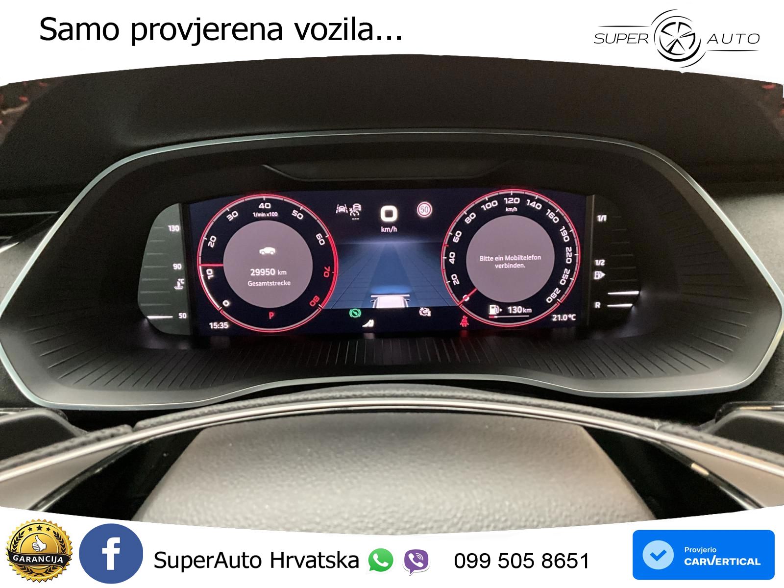 Škoda Octavia Combi RS 2.0 TSI (265 KS) DSG