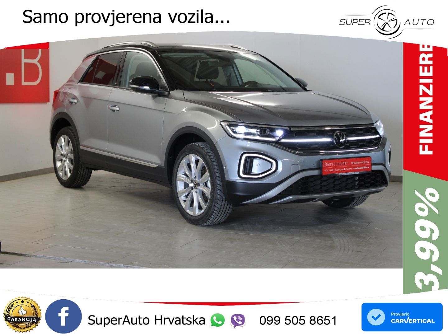 Volkswagen T-Roc 1.5 TSI (150 KS) DSG LED+GR SJED+ACC