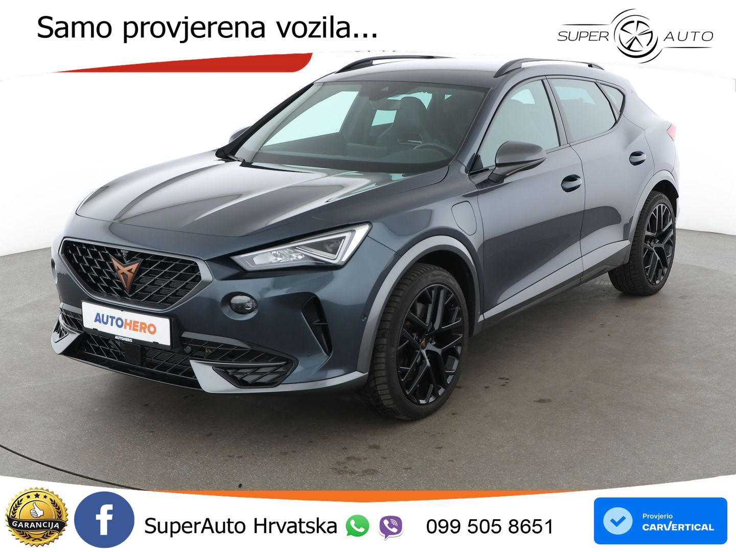 Cupra Formentor 1.4 TSI (245 KS) e-Hybrid DSG VZ LED+GR SJED+ACC
