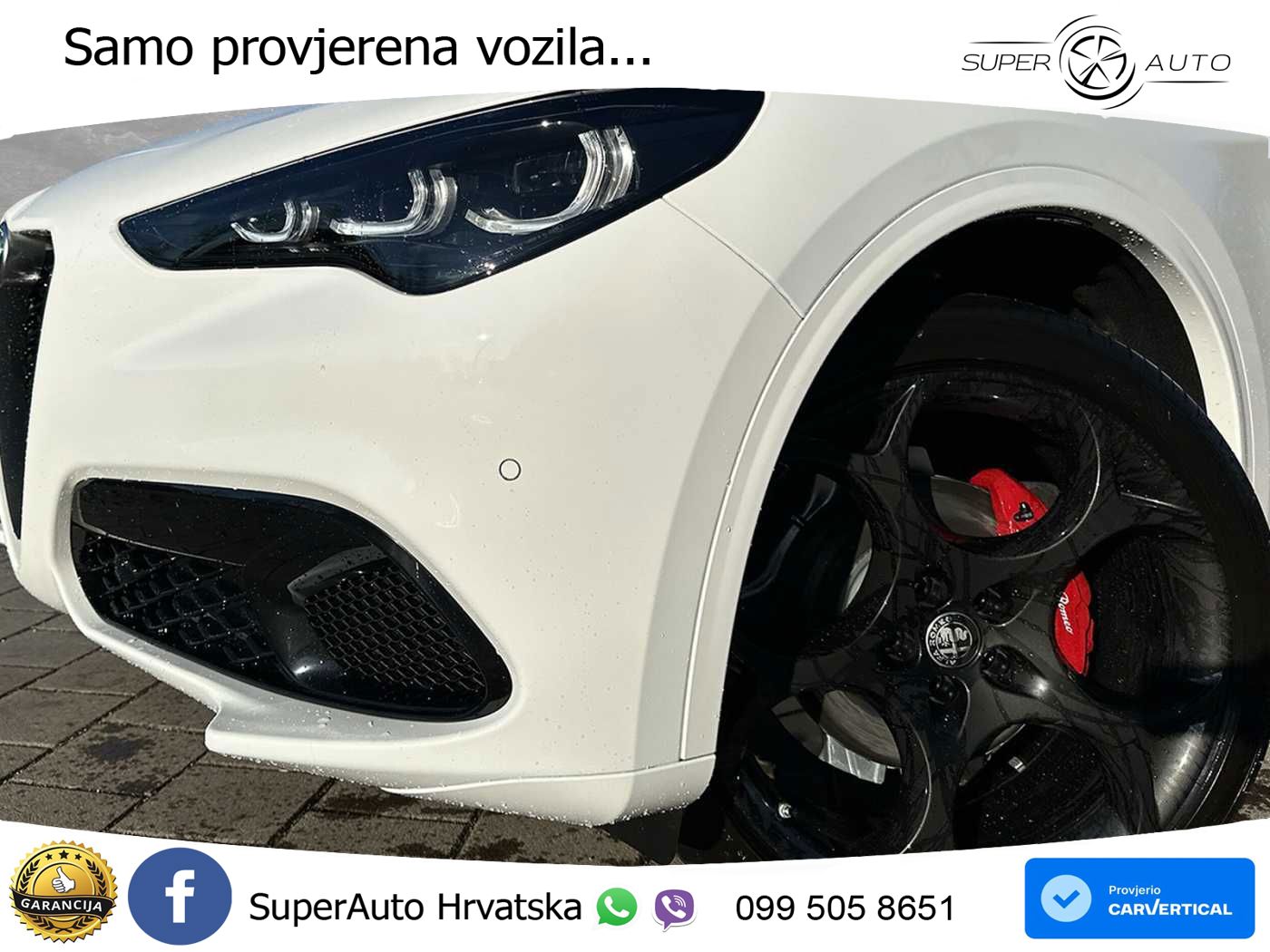Alfa Romeo Stelvio 2.0 Turbo (280 KS) Q4 Automatic LED+GR SJED+ACC