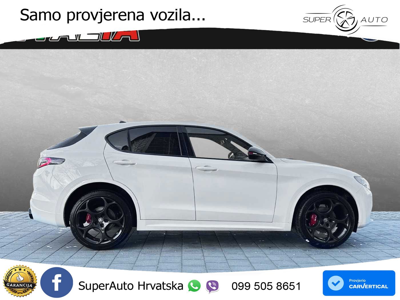 Alfa Romeo Stelvio 2.0 Turbo (280 KS) Q4 Automatic LED+GR SJED+ACC