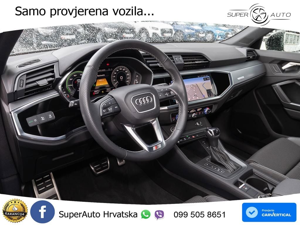 Audi Q3 Sportback 45 TFSIe (245 KS) S tronic S line LED+GR SJED+ACC