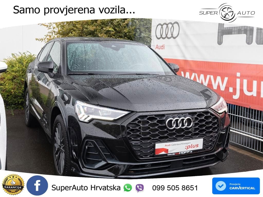 Audi Q3 Sportback 45 TFSIe (245 KS) S tronic S line LED+GR SJED+ACC