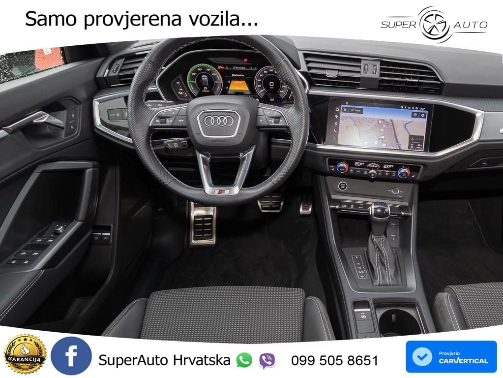 Audi Q3 Sportback 45 TFSIe (245 KS) S tronic S line LED+GR SJED+ACC