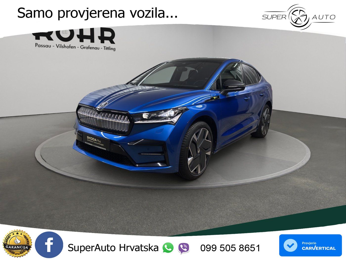 Škoda Enyaq Coupe iV RS 82 kWh (299 KS) AWD LED+GR SJED+ACC
