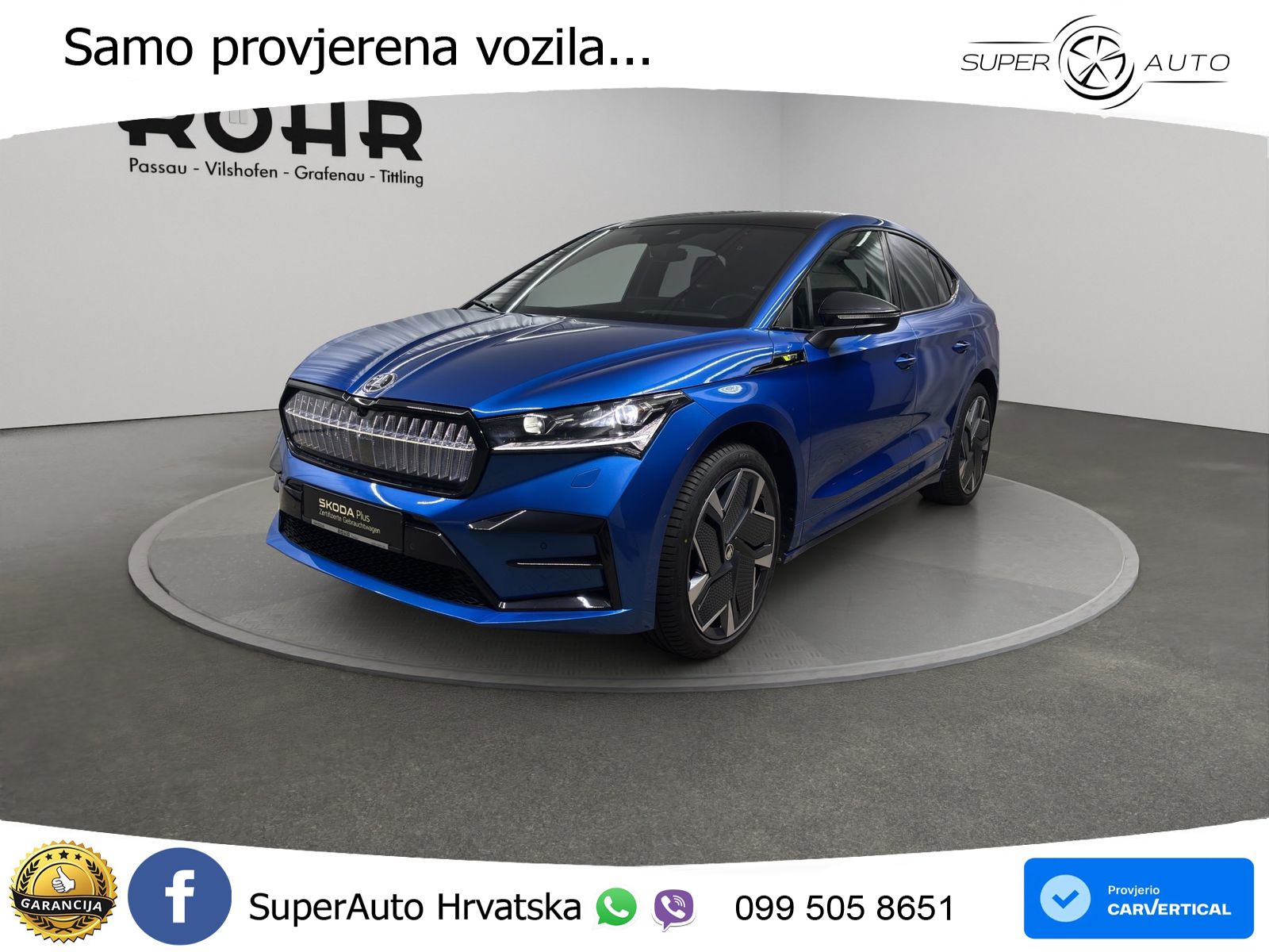 Škoda Enyaq Coupe iV RS 82 kWh (299 KS) AWD LED+GR SJED+ACC