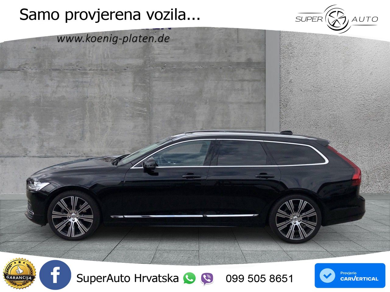 Volvo V90 2.0 B4 Diesel Geartronic LED+GR SJED+ACC