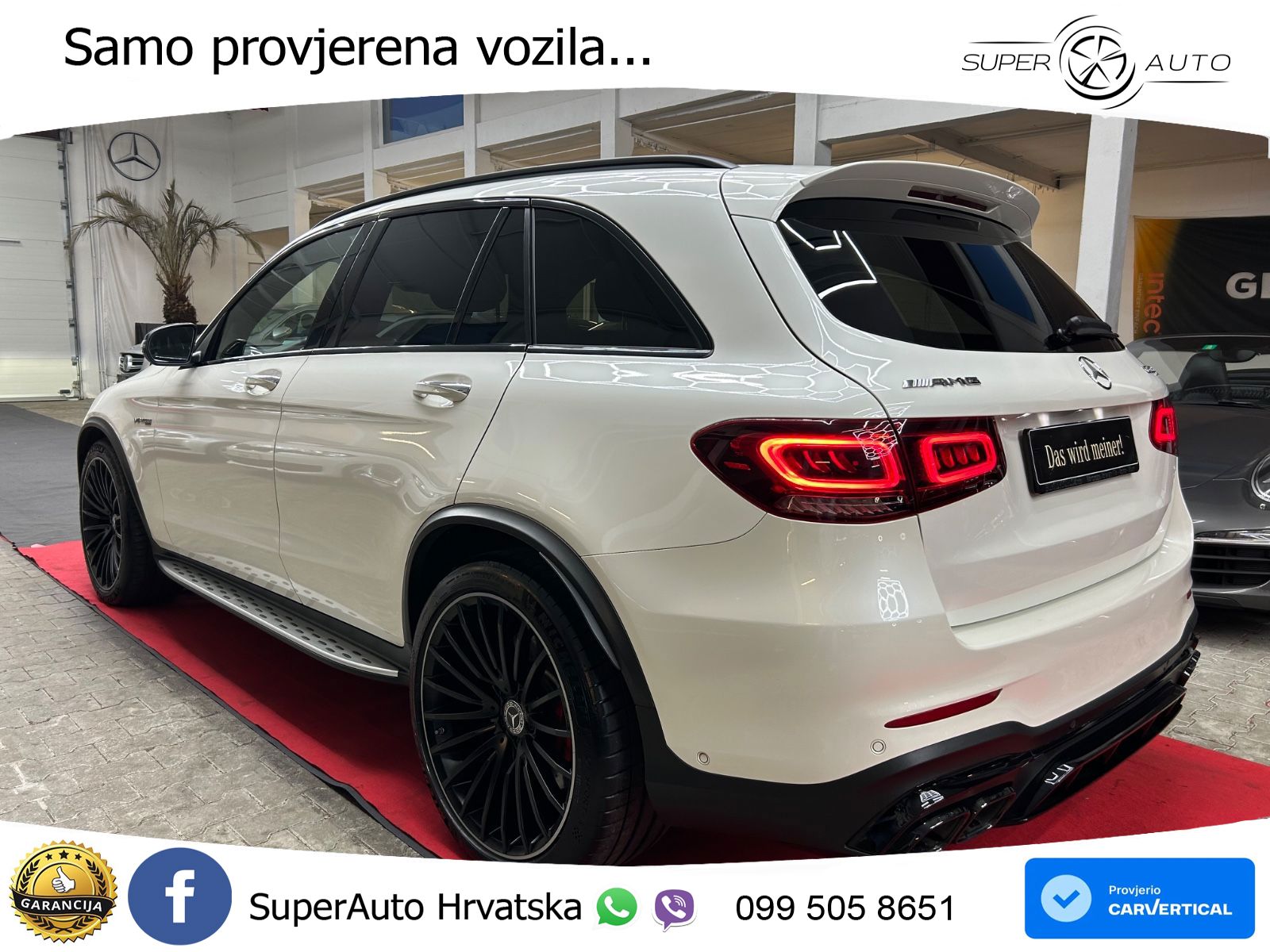 Mercedes AMG GLC 63 S V8 (510 KS) 4MATIC+ MCT ACC+HEAD+GR SJED+360+PANO