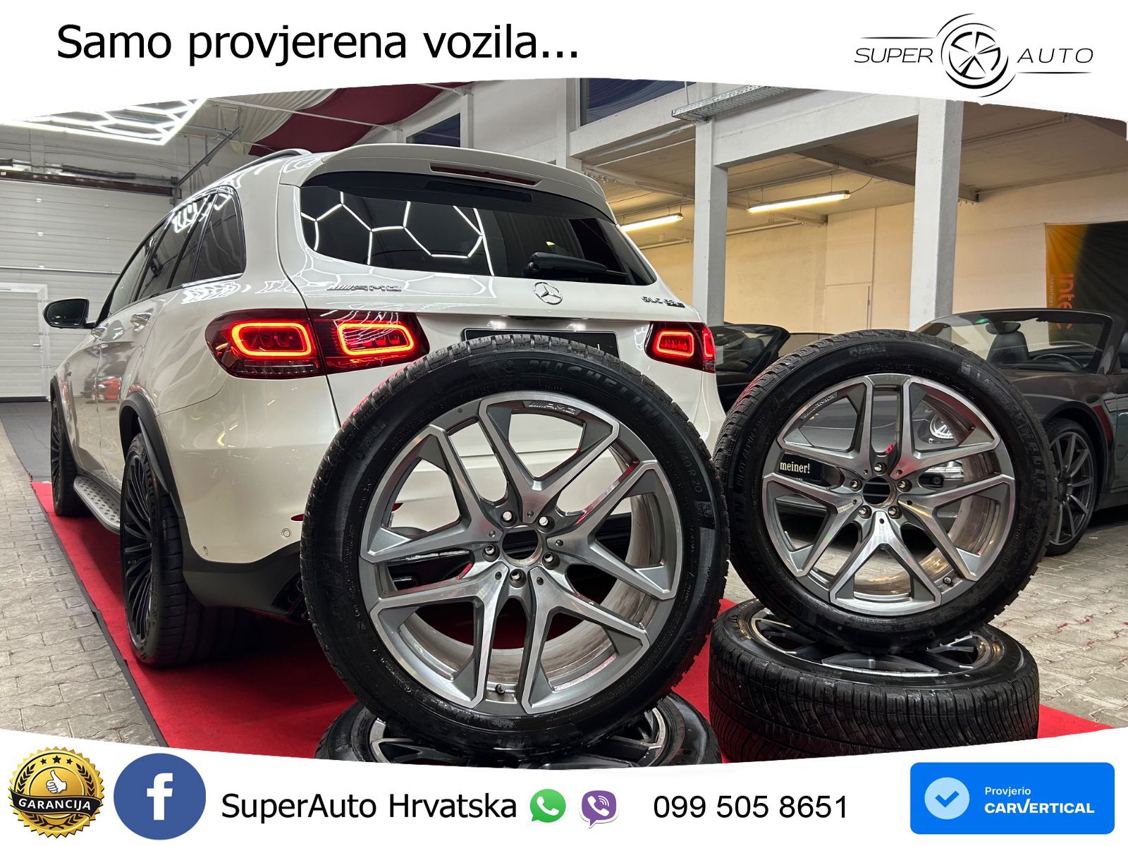 Mercedes AMG GLC 63 S V8 (510 KS) 4MATIC+ MCT ACC+HEAD+GR SJED+360+PANO