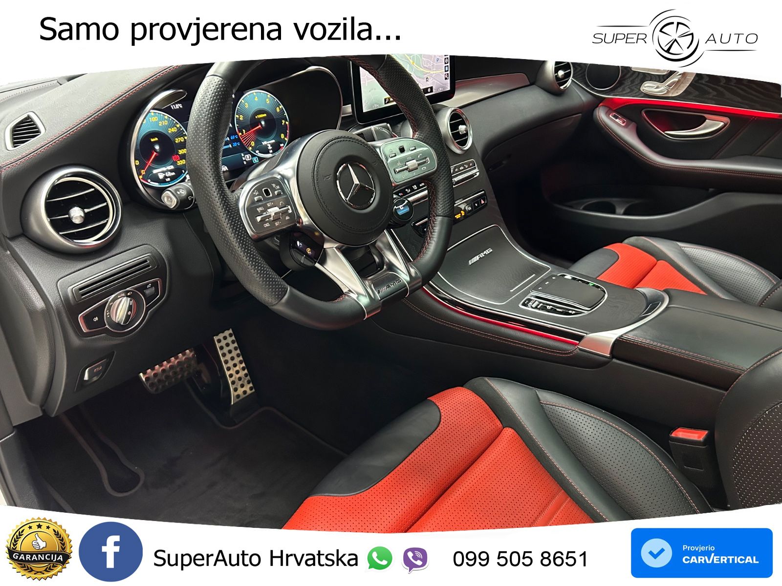 Mercedes AMG GLC 63 S V8 (510 KS) 4MATIC+ MCT ACC+HEAD+GR SJED+360+PANO