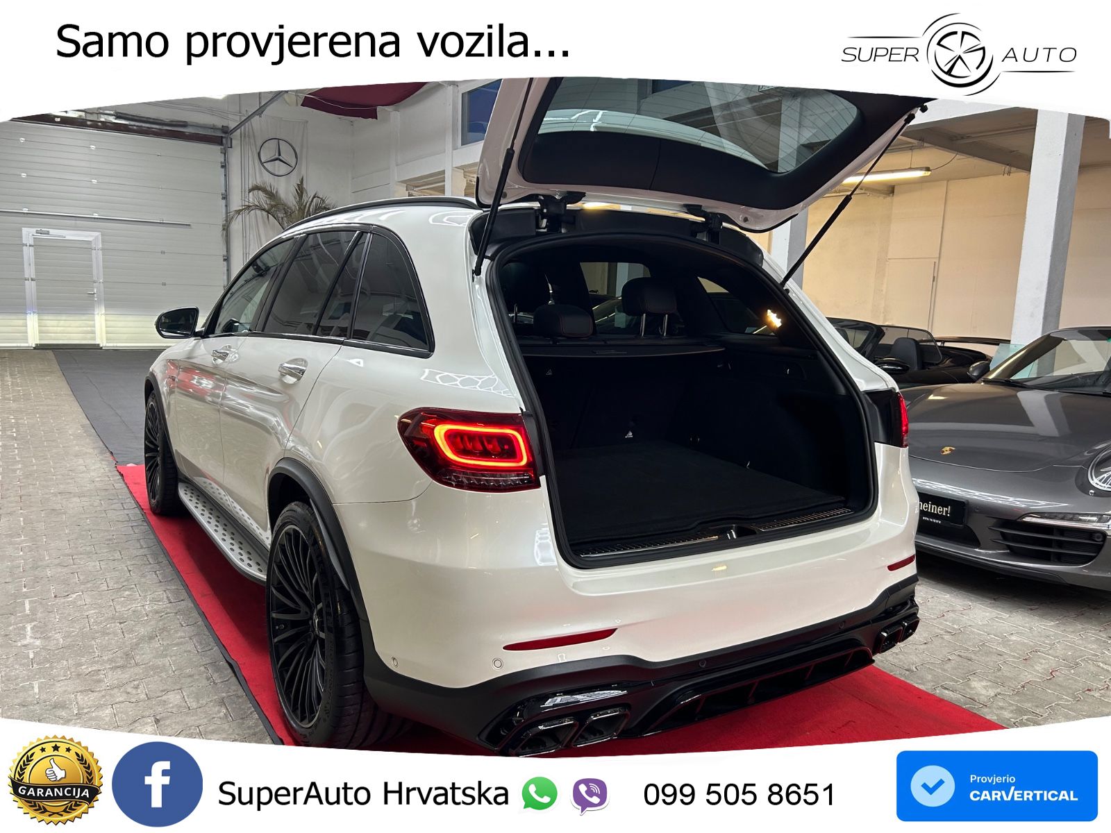 Mercedes AMG GLC 63 S V8 (510 KS) 4MATIC+ MCT ACC+HEAD+GR SJED+360+PANO