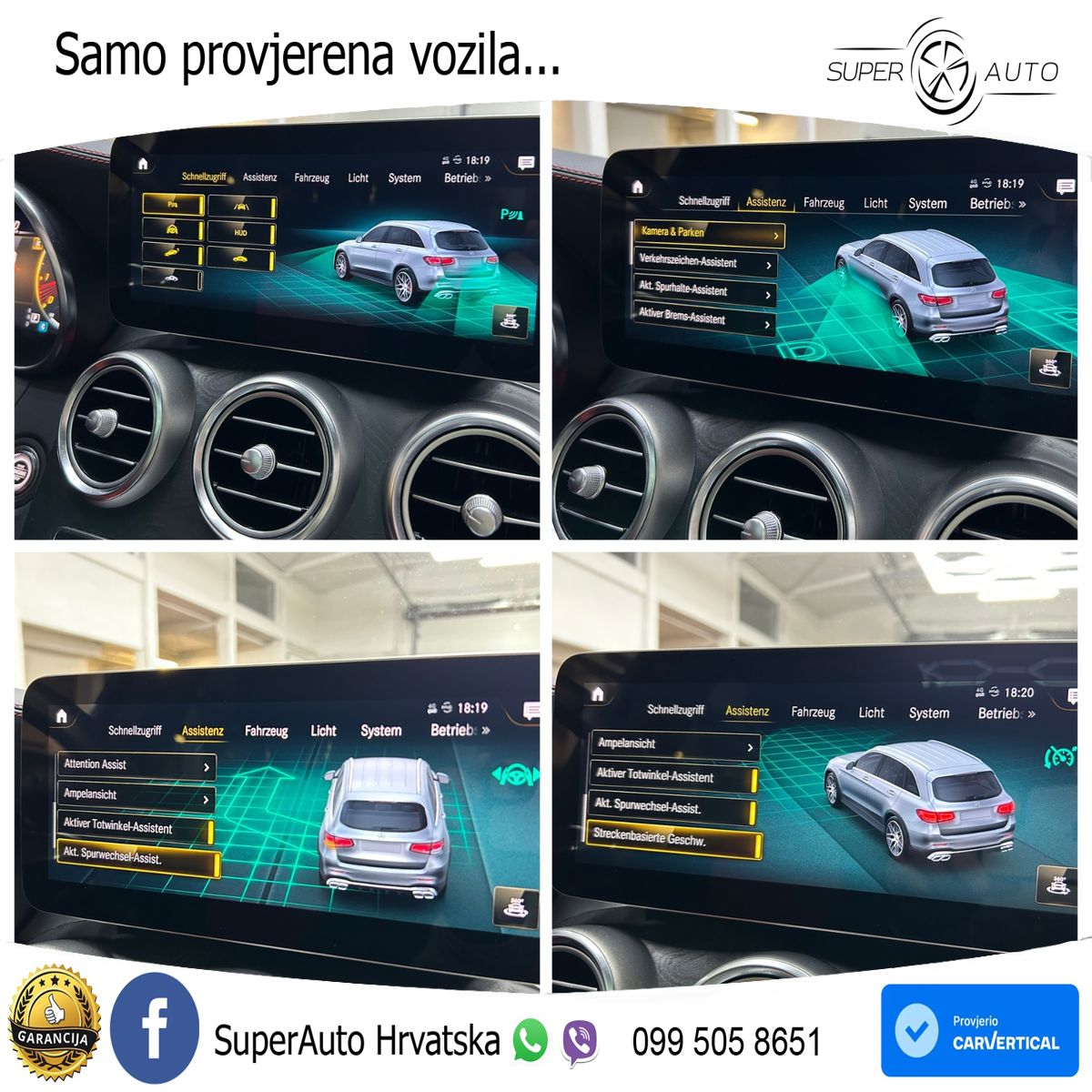 Mercedes AMG GLC 63 S V8 (510 KS) 4MATIC+ MCT ACC+HEAD+GR SJED+360+PANO