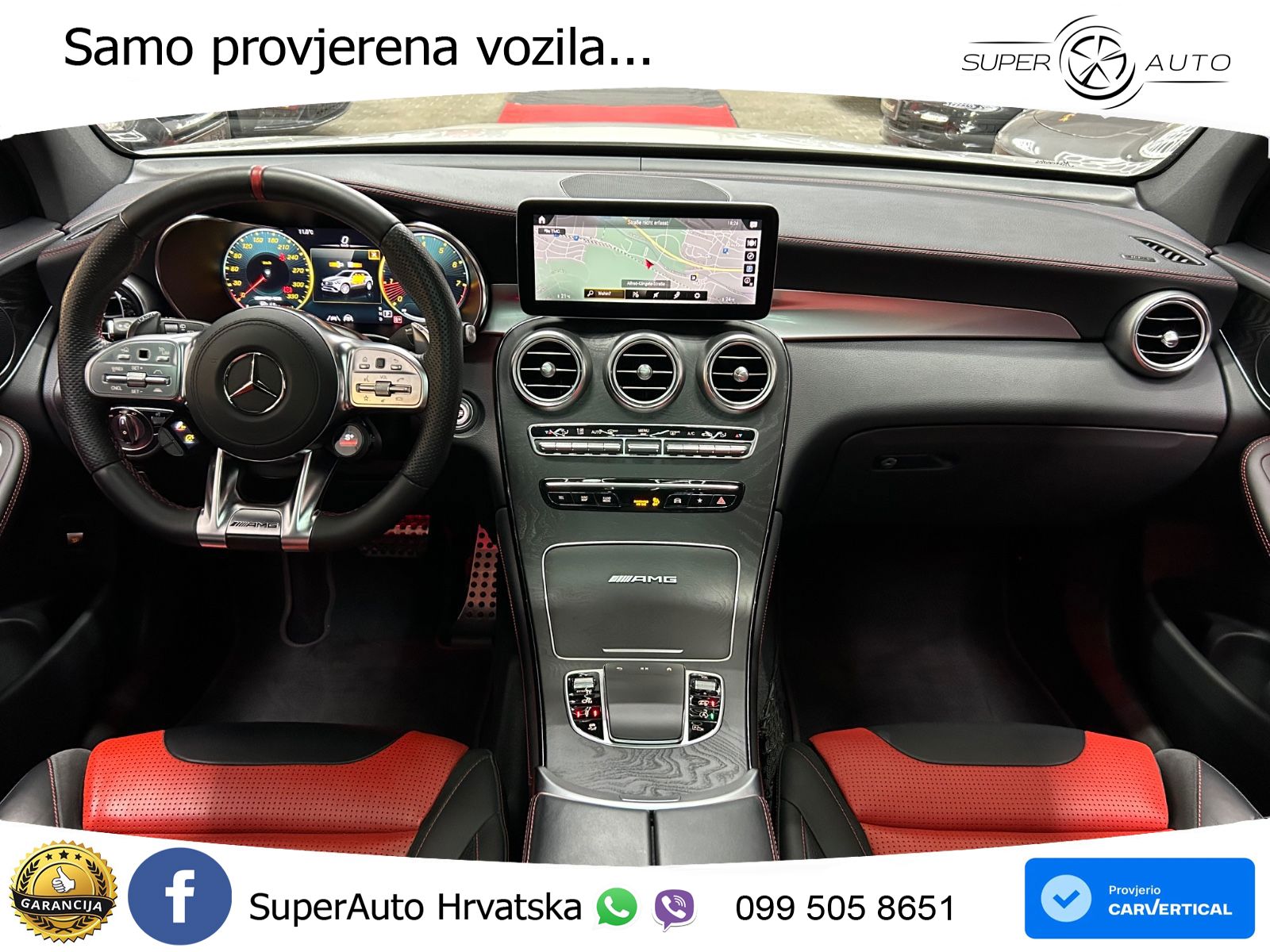 Mercedes AMG GLC 63 S V8 (510 KS) 4MATIC+ MCT ACC+HEAD+GR SJED+360+PANO