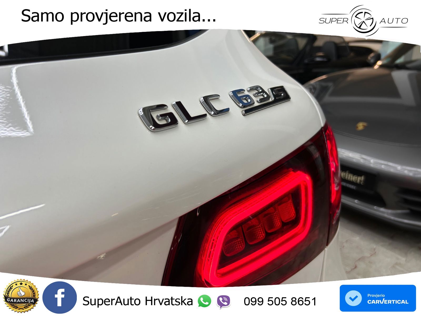 Mercedes AMG GLC 63 S V8 (510 KS) 4MATIC+ MCT ACC+HEAD+GR SJED+360+PANO