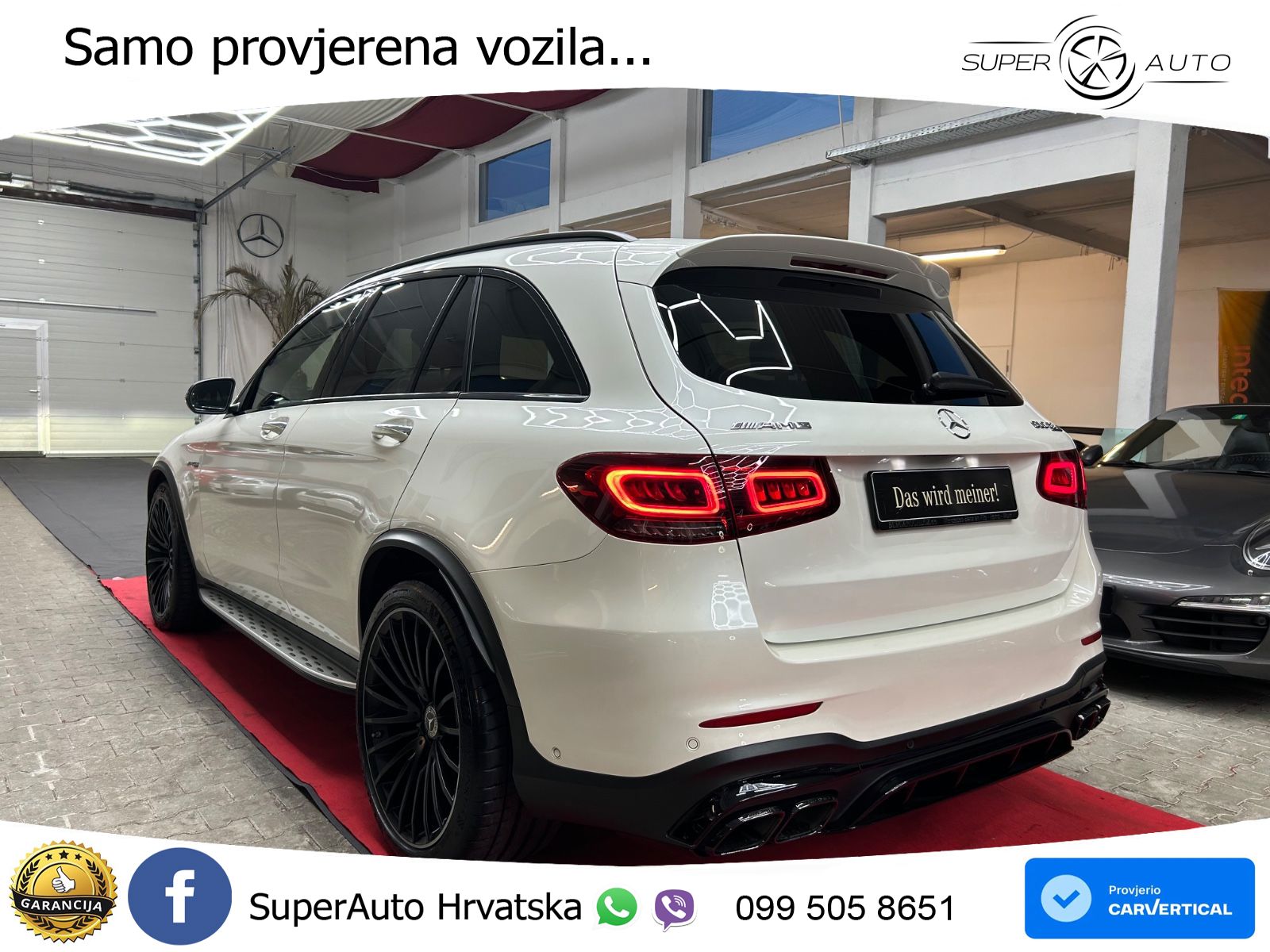 Mercedes AMG GLC 63 S V8 (510 KS) 4MATIC+ MCT ACC+HEAD+GR SJED+360+PANO