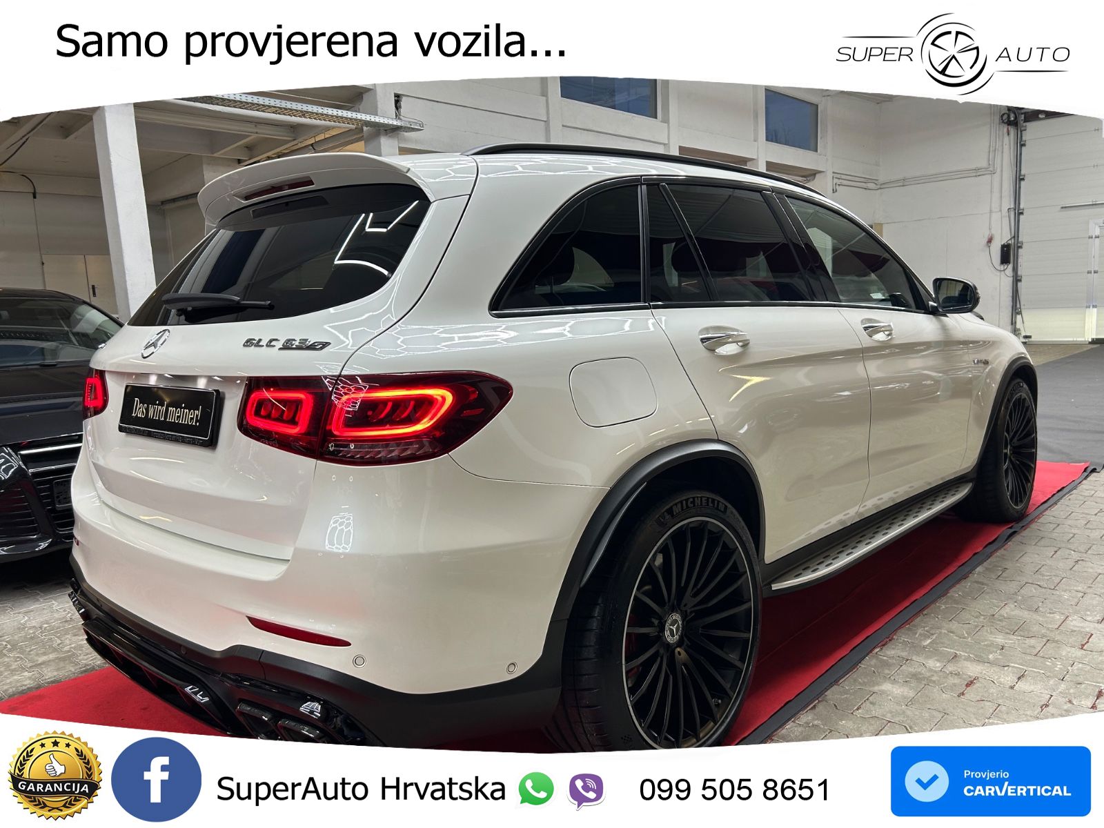 Mercedes AMG GLC 63 S V8 (510 KS) 4MATIC+ MCT ACC+HEAD+GR SJED+360+PANO